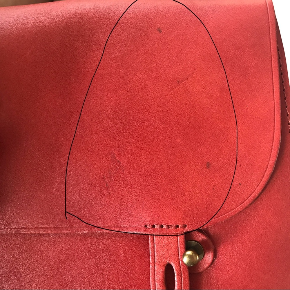 EUC Madewell Red Watertower Messenger Bag - Picture 11 of 11